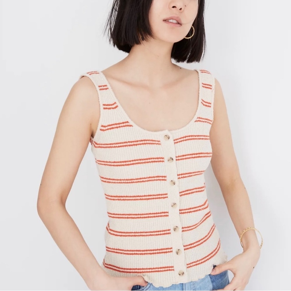 Madewell Striped Cotton Tank